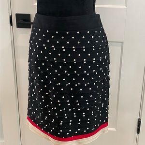 White House Black Market black and white pencil skirt